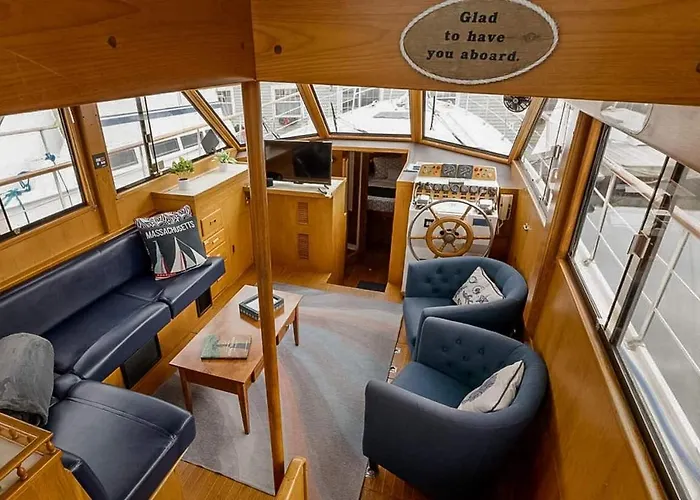 2Br Spacious & Comfy 43\' Yacht - Heat & Ac - On The Freedom Trail - Best Nights Sleep